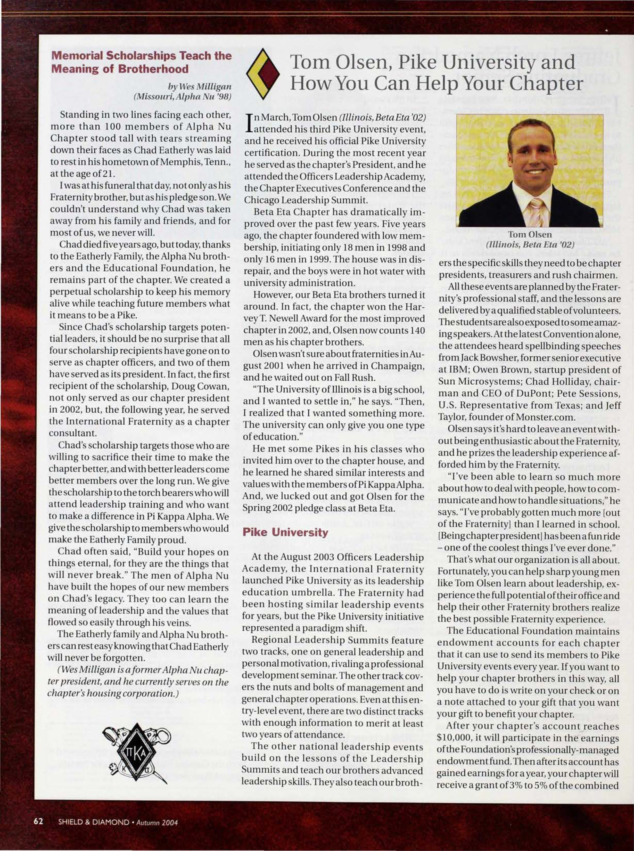 Pike University, Autumn 2004